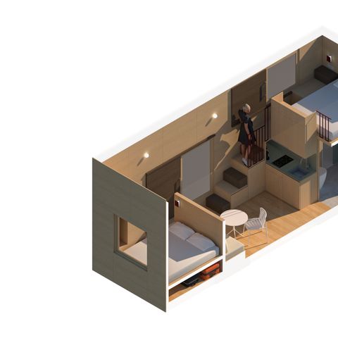 HÉBERGEMENT INSOLITE 4 personnes - Tiny Home Family