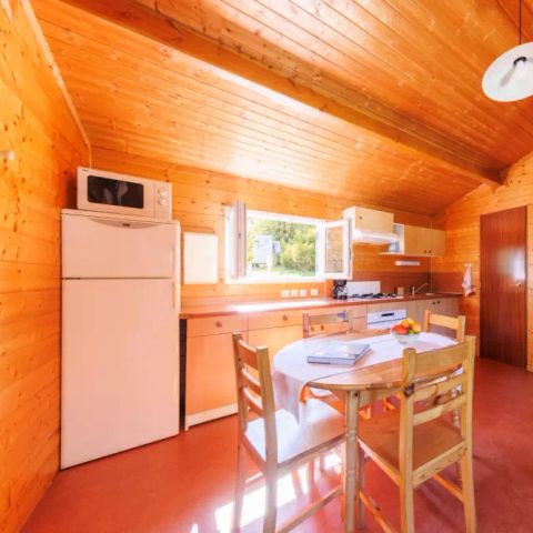 MOBILHOME 5 personnes - Chalet Edelweiss 3 Pièces 5 Personnes + TV