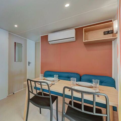 MOBILHOME 6 personnes - Mobil-home | Comfort | 2 Ch. | 4/6 Pers. | Terrasse surélevée | Clim. | TV