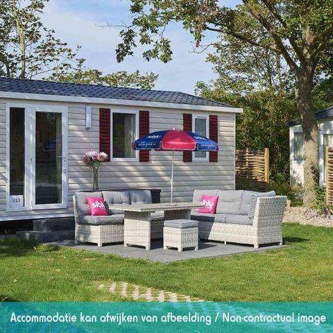 MOBILHOME 6 personnes - Elégance 3 chambres (6 pers) terrasse