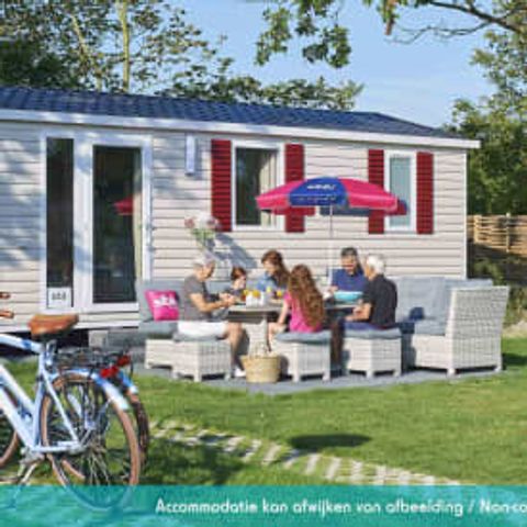MOBILHOME 6 personnes - Elégance 3 chambres (6 pers) terrasse