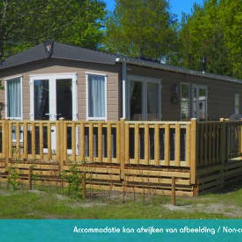 MOBILHOME 6 personnes - Chalet Large 3 chambres avec terrasse (6 pers)