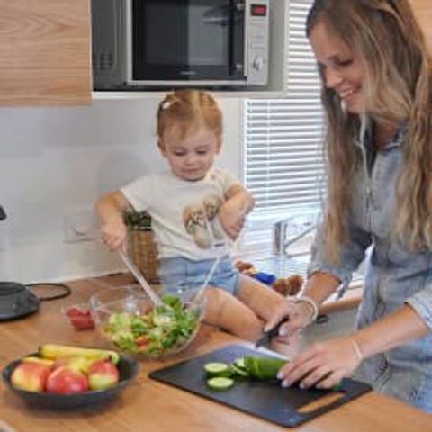 MOBILHOME 6 personnes - Excellence 3 chambres avec terrasse
