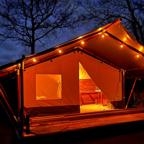 Tente en toile et en bois 4 personnes