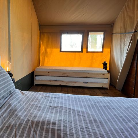 Tente en toile et en bois 4 personnes