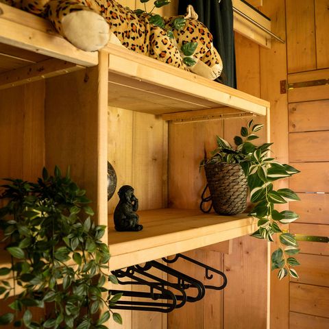 Tente en toile et en bois 4 personnes - Lake Lodge avec installations sanitaires