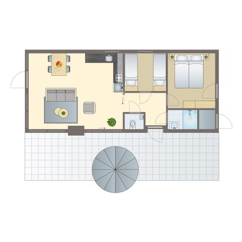 BUNGALOW 4 personnes - 4B3