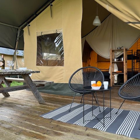 TENTE TOILE ET BOIS 6 personnes