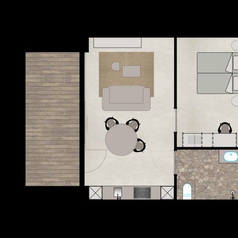 Chalet 2 personnes - Suite