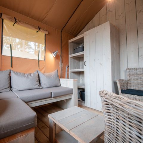 Tente en toile et en bois 6 personnes - Tente de camping