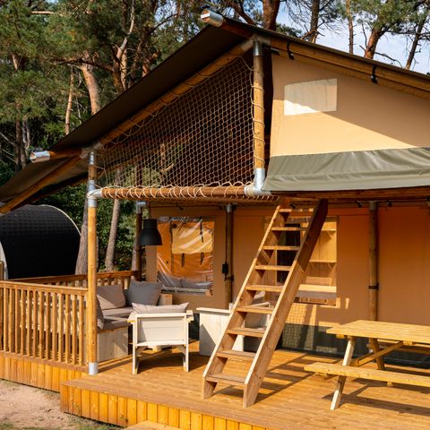 TENTE TOILE ET BOIS 7 personnes - Tente Safari | 7 Pers.