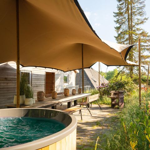 Hébergement pour groupe 10 personnes - Maison familiale avec jacuzzi et sauna