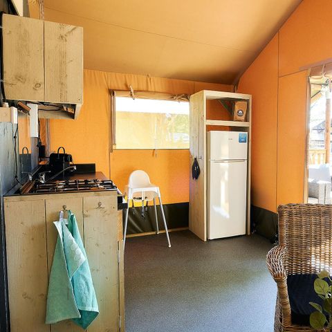 TENTE TOILE ET BOIS 6 personnes - Tente de camping