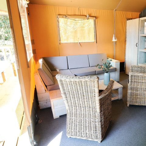 TENTE TOILE ET BOIS 6 personnes - Tente de camping