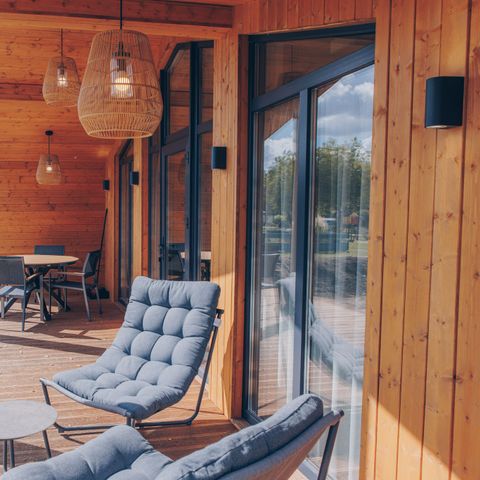 Lodge 4 personnes - Beach View Scandi avec jacuzzi
