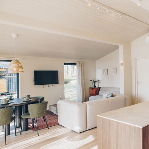 Lodge 5 personnes - Scandi en bord de mer avec jacuzzi