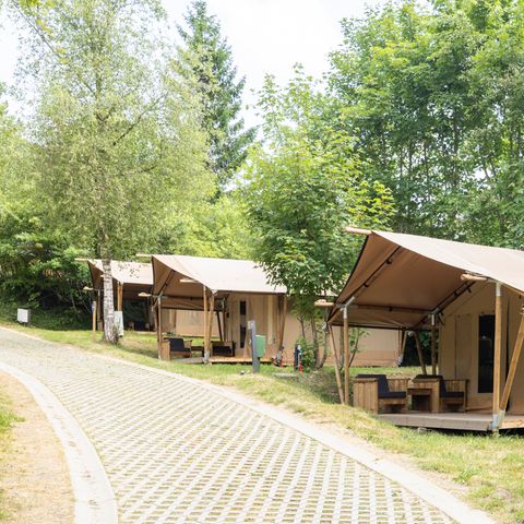 TENTE TOILE ET BOIS 4 personnes - Comet