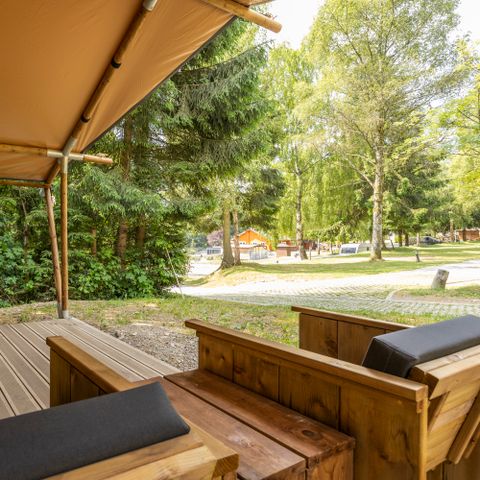 TENTE TOILE ET BOIS 4 personnes - Comet