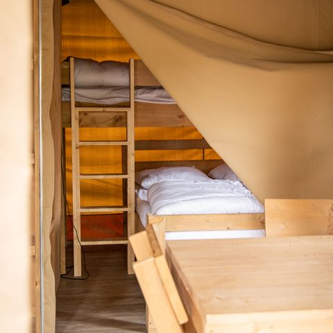 TENTE TOILE ET BOIS 5 personnes - Tente safari