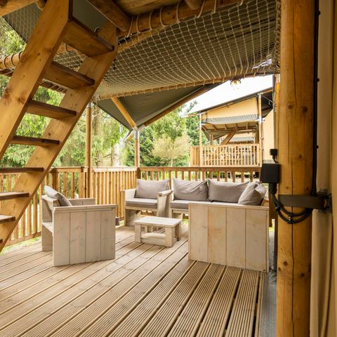 TENTE TOILE ET BOIS 8 personnes - Ranger Lodge