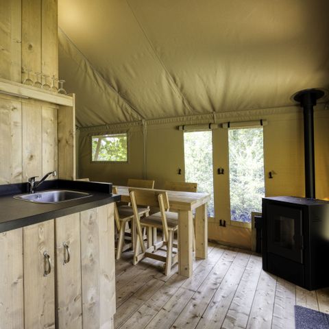 TENTE TOILE ET BOIS 5 personnes - Comet 27