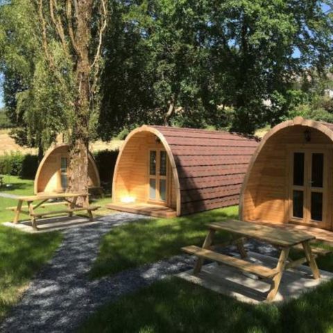HÉBERGEMENT INSOLITE 3 personnes - Cabane en rondins XL Pod