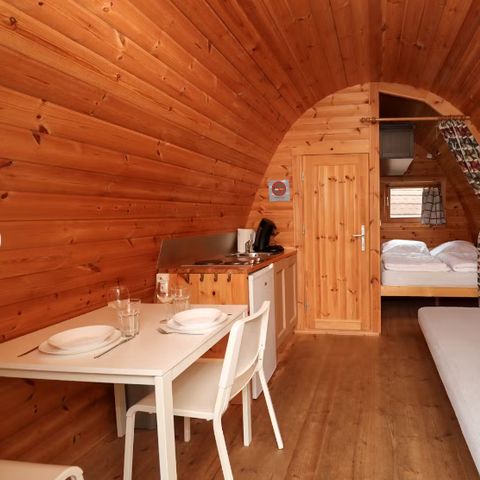 HÉBERGEMENT INSOLITE 3 personnes - Cabane en rondins XL Pod