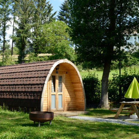 HÉBERGEMENT INSOLITE 3 personnes - Cabane en rondins XL Pod