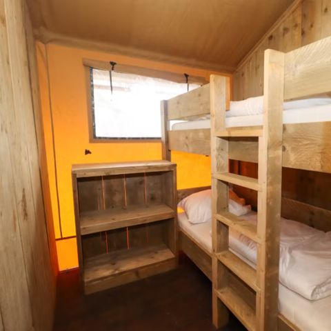 TENTE TOILE ET BOIS 8 personnes - Camping Liefrange - Tente Safari
