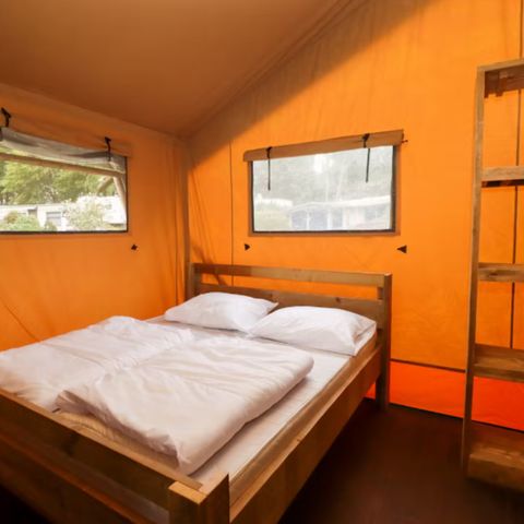 TENTE TOILE ET BOIS 8 personnes - Camping Liefrange - Tente Safari