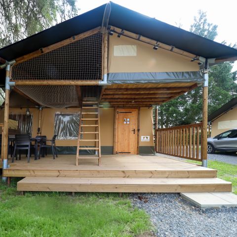 Tente en toile et en bois 6 personnes - Ranger Lodge