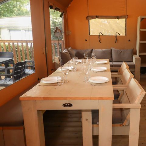 TENTE TOILE ET BOIS 6 personnes - Ranger Lodge