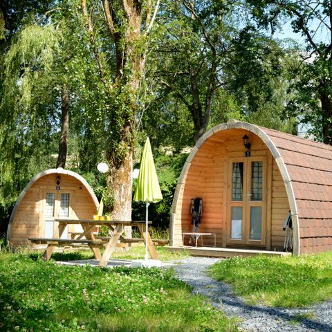 Hébergement 3 personnes - Cabane en rondins XL Pod