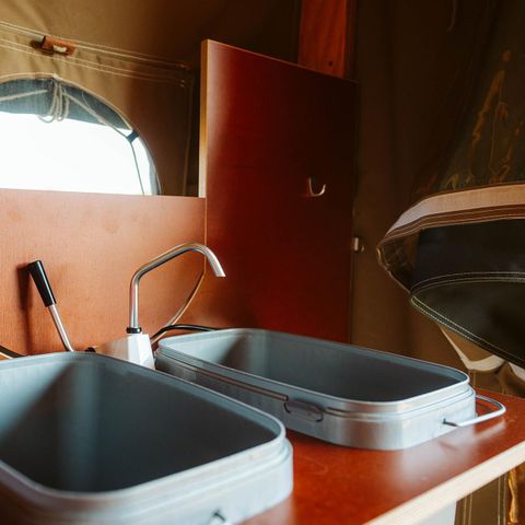 TENTE TOILE ET BOIS 4 personnes - Tente enveloppante