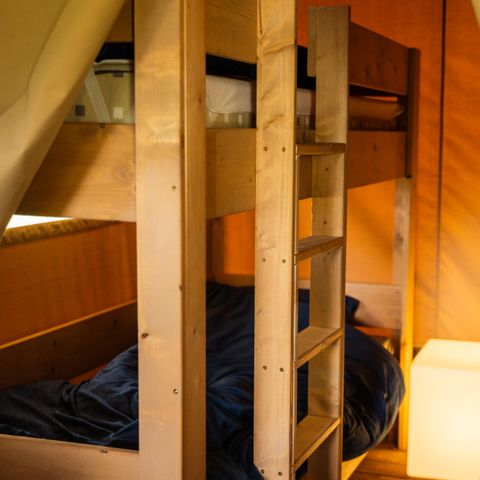 Tente en toile et en bois 6 personnes