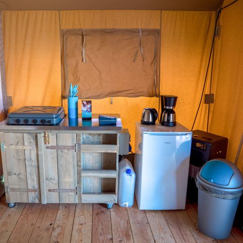 TENTE TOILE ET BOIS 5 personnes