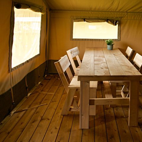 TENTE TOILE ET BOIS 5 personnes
