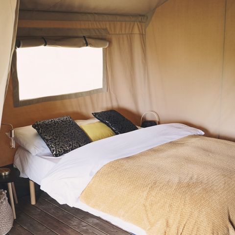 Tente en toile et en bois 4 personnes