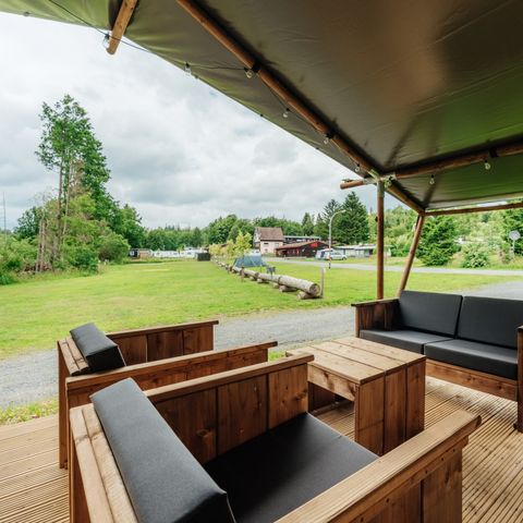 Tente en toile et en bois 4 personnes - Confort