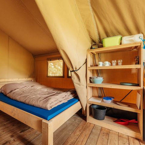 TENTE TOILE ET BOIS 4 personnes
