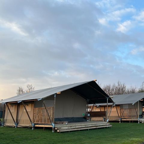 Tente en toile et en bois 6 personnes