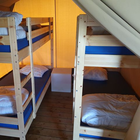 Tente en toile et en bois 6 personnes
