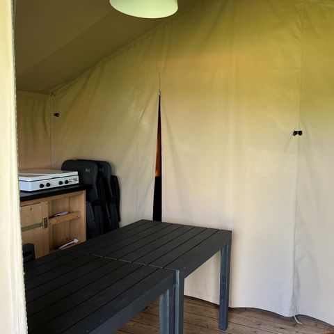 Tente en toile et en bois 4 personnes