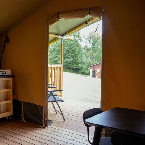 Tente en toile et en bois 6 personnes