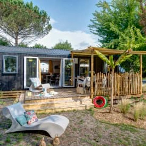 MOBILHOME 6 personnes - Cottage Cocoon 6p 3ch 2Sdb Clim Premium