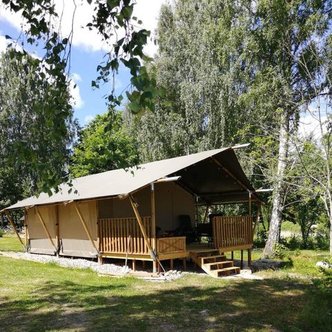 TENTE TOILE ET BOIS 4 personnes