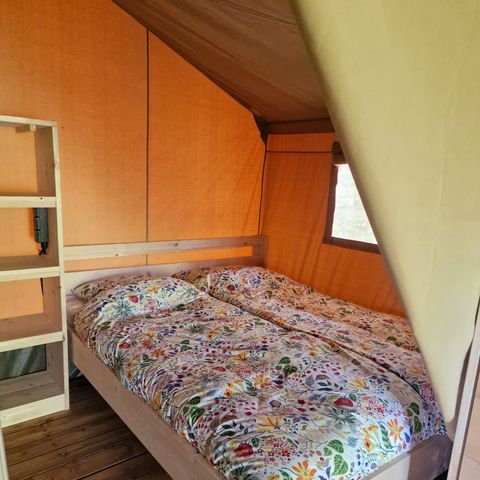 Tente en toile et en bois 6 personnes - y compris les toilettes