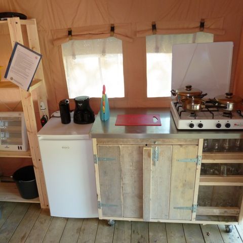 Tente en toile et en bois 6 personnes - Champ d'application