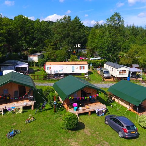 Tente en toile et en bois 6 personnes - Champ d'application