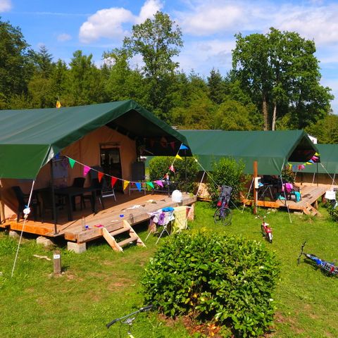 Tente en toile et en bois 6 personnes - Champ d'application
